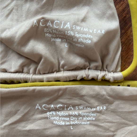 Acacia Swimwear Bikini Set - Pineapple size Large - Picture 3 of 3